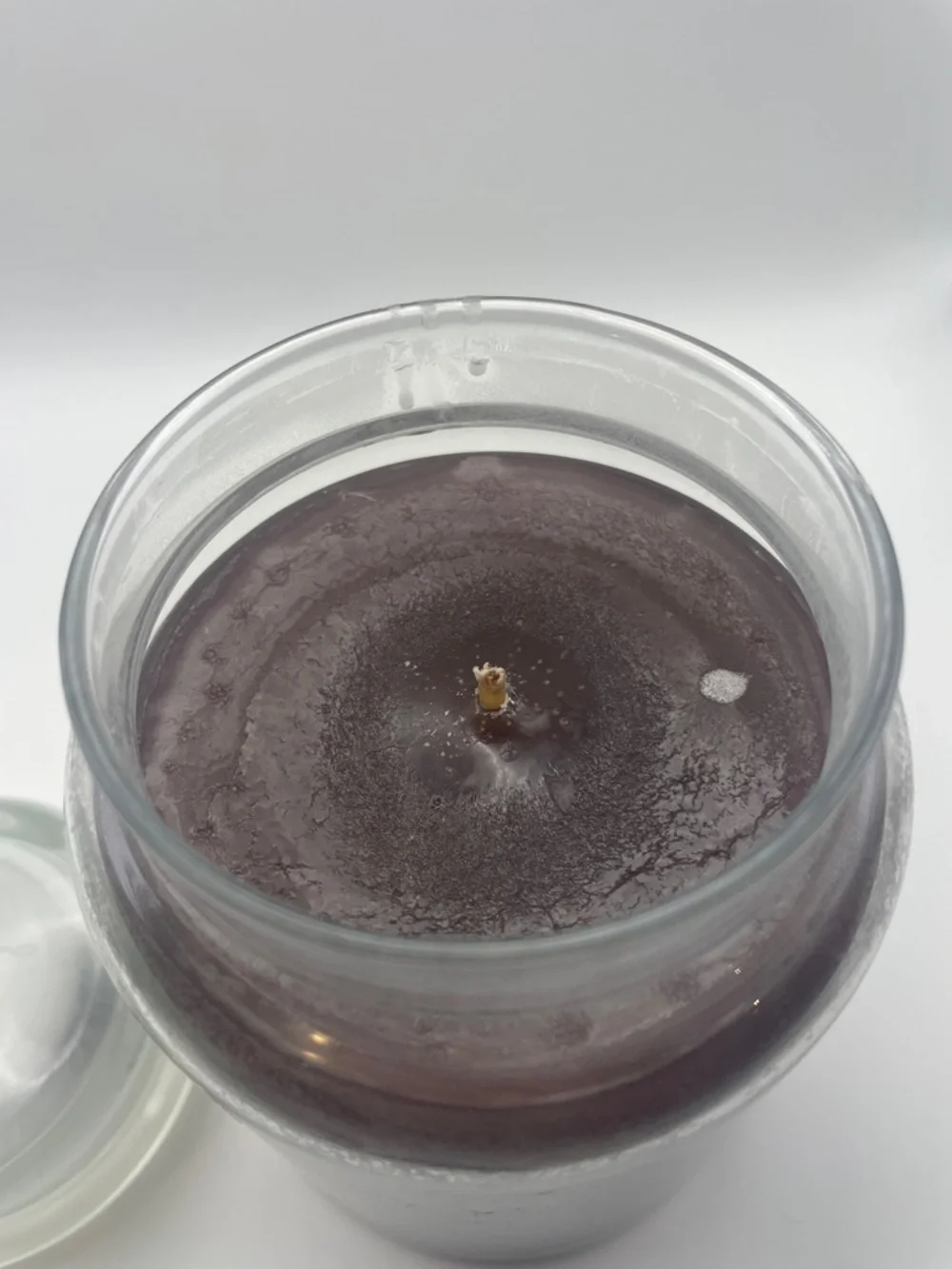 Retired Yankee Candle Lavender Vanilla Jar Candle - Deep Purple Wax 22oz large